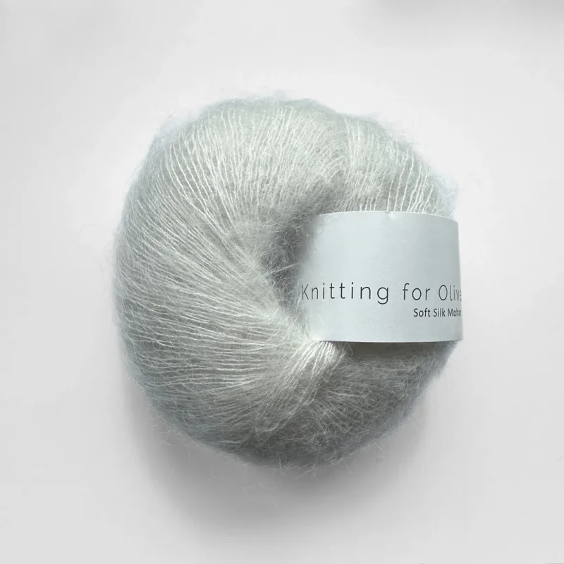 Limestone / Kalksten - Soft Silk Mohair Kundfavorit