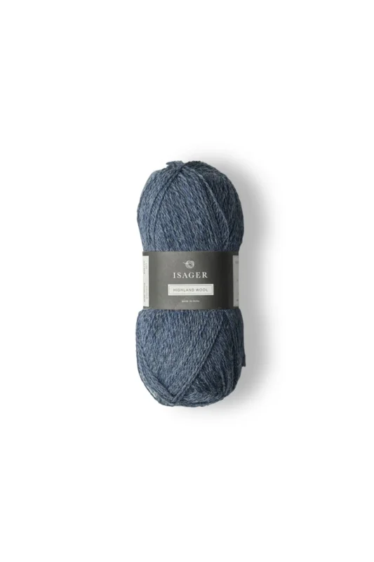 Populär Isager Highland -Denim Blue