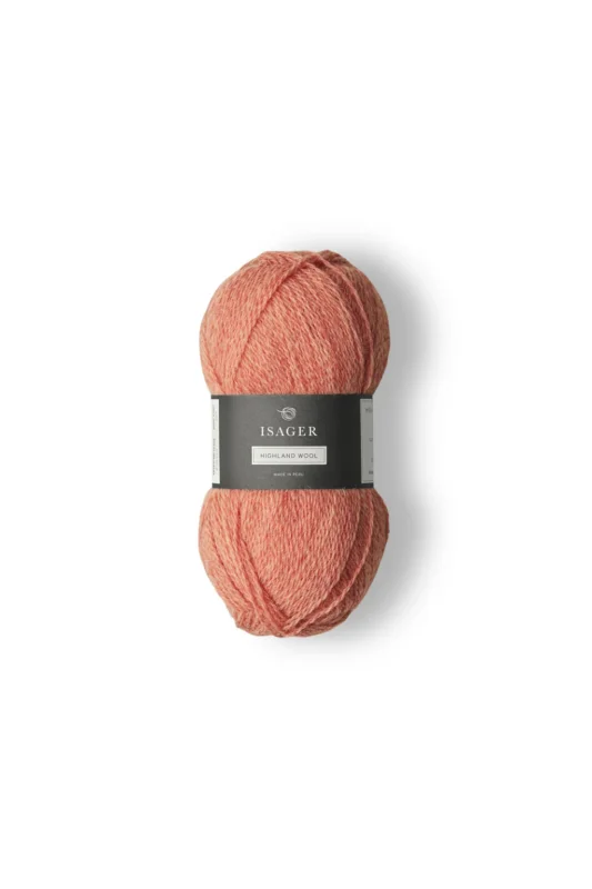 Isager Highland -Rhubarb Fynd