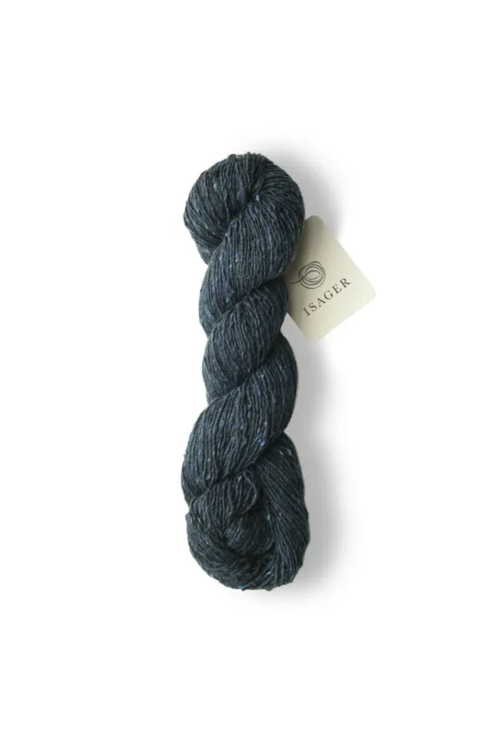 Isager Tweed Navy Sista chansen