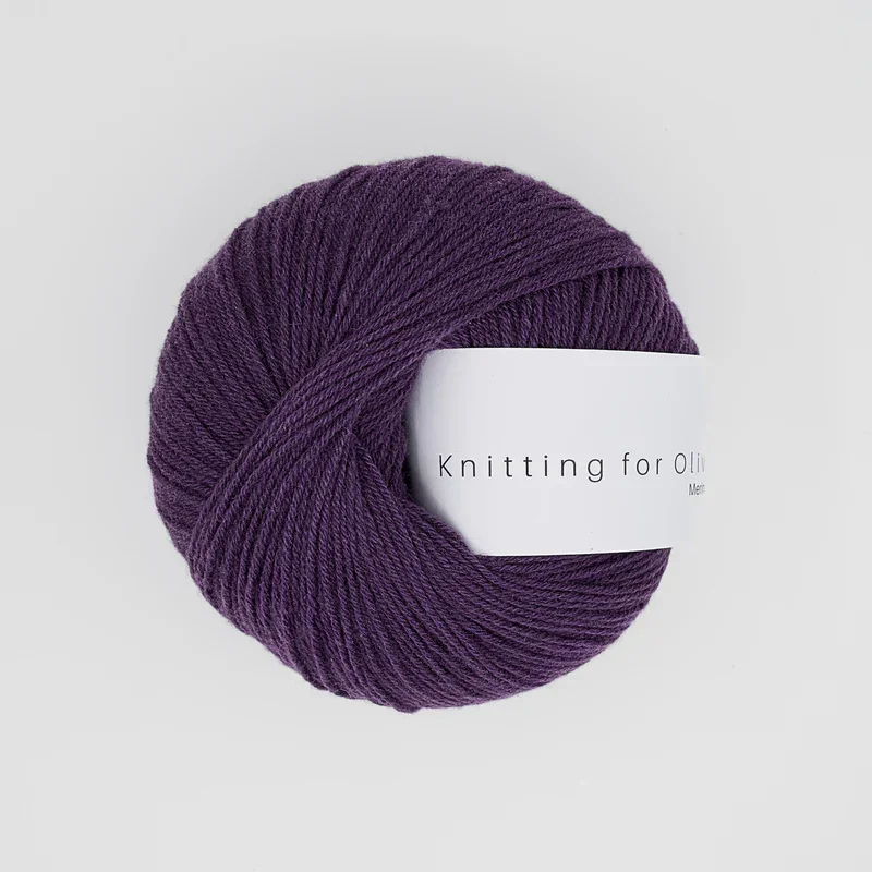 Plum / Blomme - Merino Trygg betalning