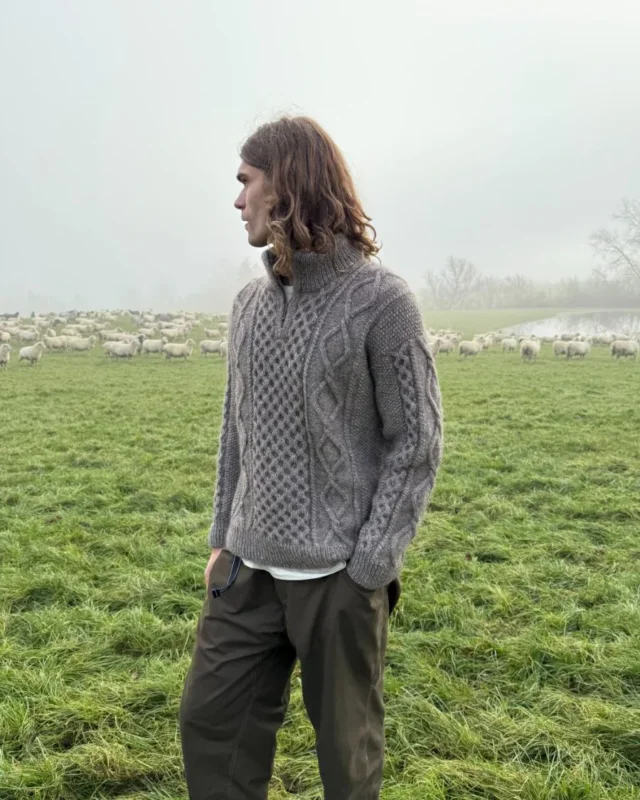 Fynd Dagmar Zipper Sweater Man - PetiteKnit