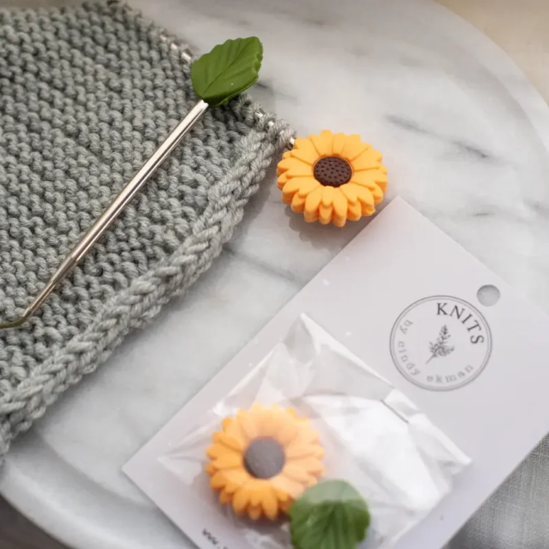 Extra rabatt Stickstoppar / Needlestopper Sunflower - KNITS by Cindy Ekman