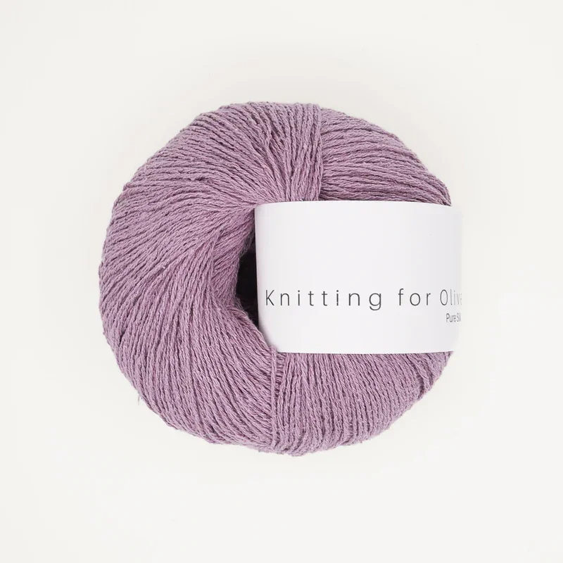 Utförsäljning Artichoke purple / Artiskoklilla - Pure Silk