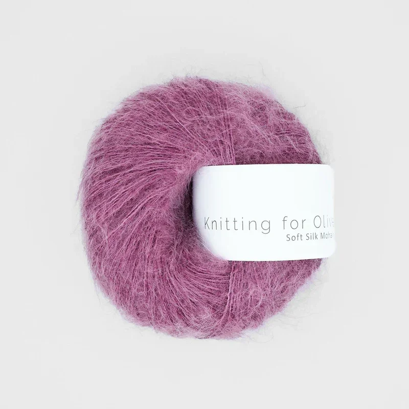 Fri frakt Blackberry Icecream - Soft Silk Mohair