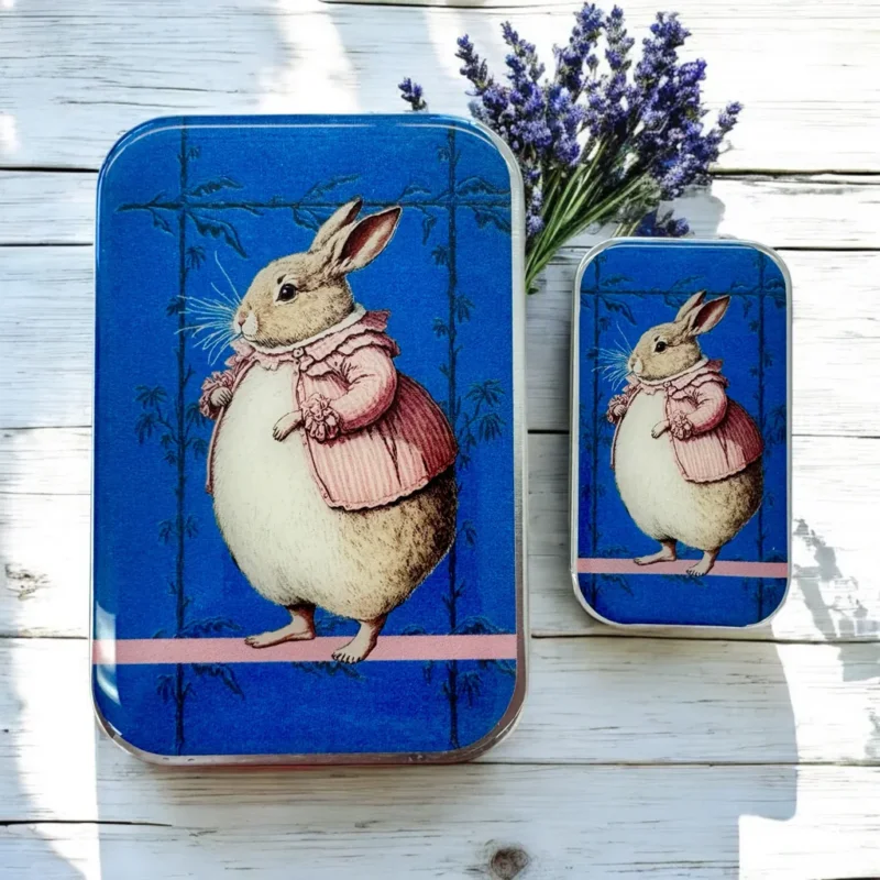 Kundfavorit Lady Bunbury Bunny Notions Tin-Lilla Asken