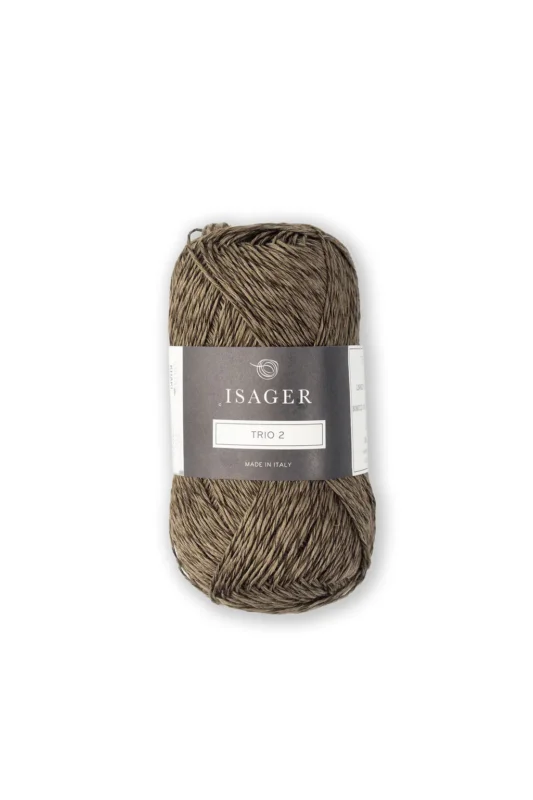 Isager Trio 2 - Khaki Kundfavorit