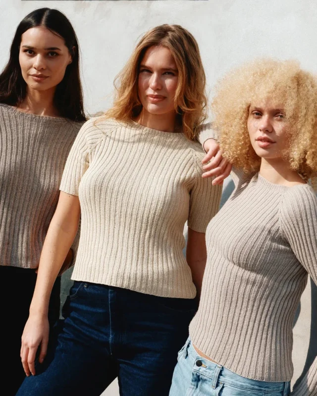 Rib Tee / Pure Silk Endast idag