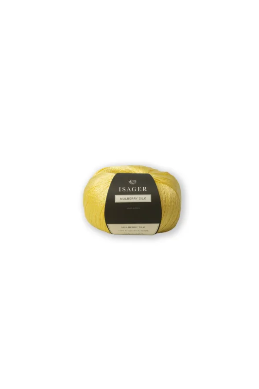 Isager Mulberry Silk - Lemon Fri frakt