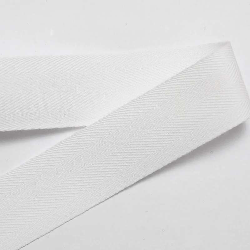 Bomullsband, kyppert 30 mmVit 30mm Säker betalning
