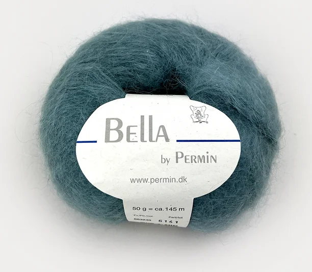 Bella mohairgarn Blek blå 883240 Begränsat antal