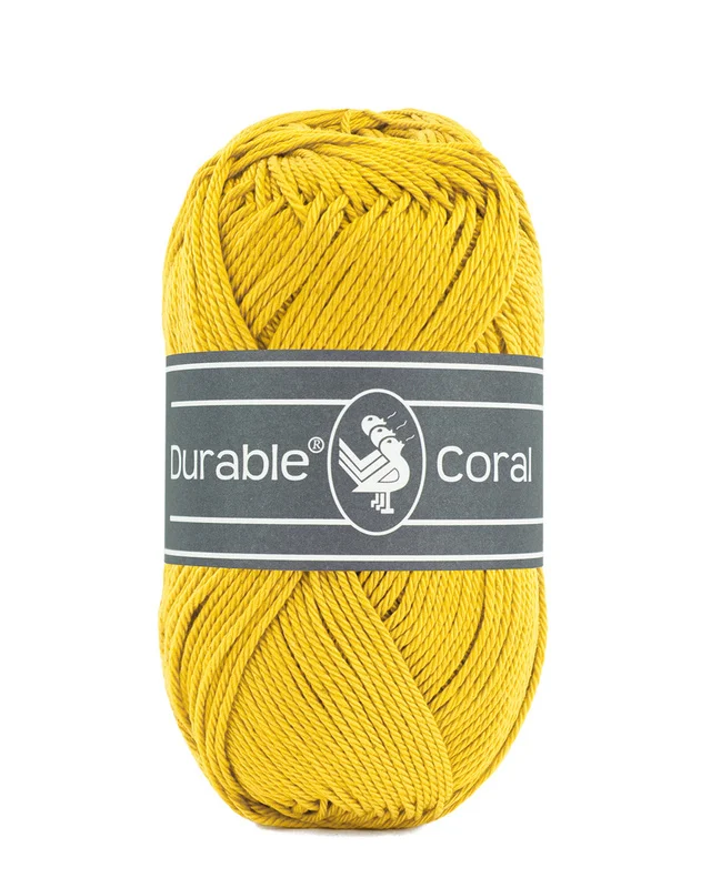 Trygg betalning Bomullsgarn, Durable Coral Curry 2206