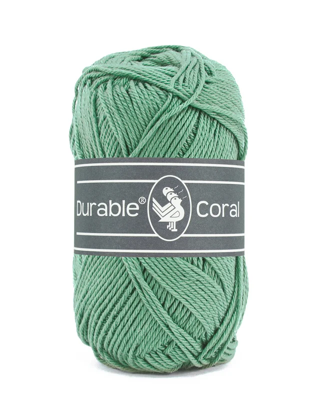 Bomullsgarn, Durable Coral Dark mint 2133 Erbjudande