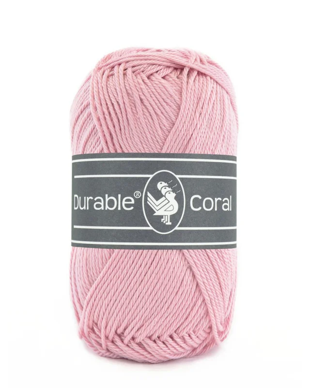Bomullsgarn, Durable Coral Gammelrosa 223 Rea