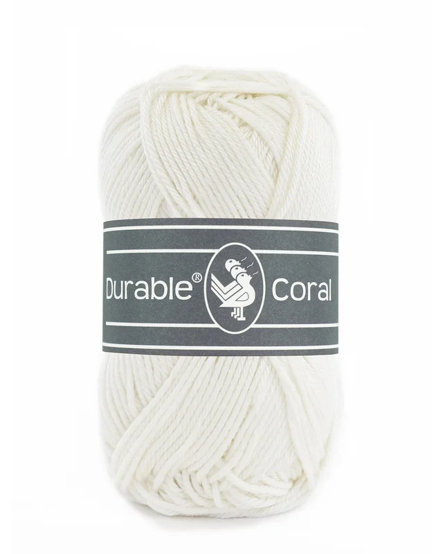 Bomullsgarn, Durable Coral Ivory 326 Kampanj