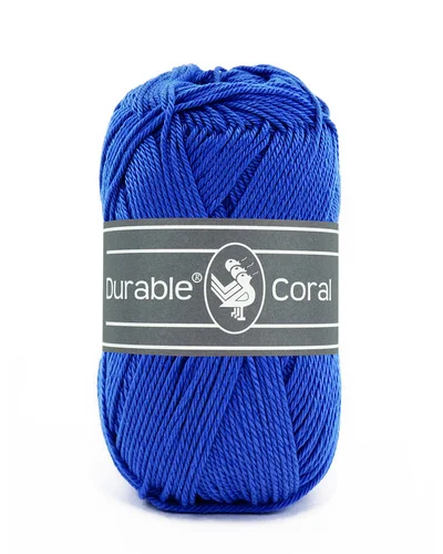 Bomullsgarn, Durable Coral Kungs-blå 2110 I lager
