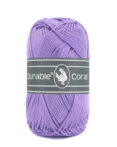 Bomullsgarn, Durable Coral Ljus lila 269 Fynd