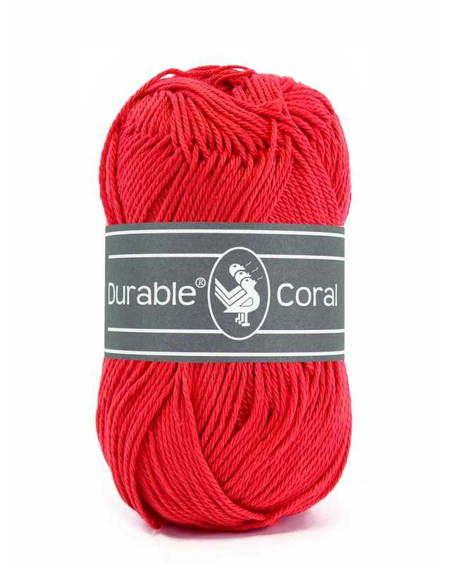 Bomullsgarn, Durable Coral Ljusröd 0316 Beställ idag