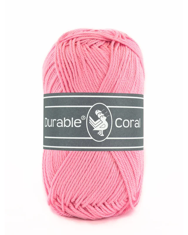Köp online Bomullsgarn, Durable Coral Rosa 232