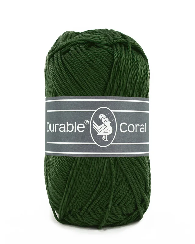 Reapris Bomullsgarn, Durable Coral Skogsgrön 2150