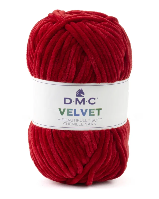 Expressleverans DMC Velvet Chenille 100g Röd 016