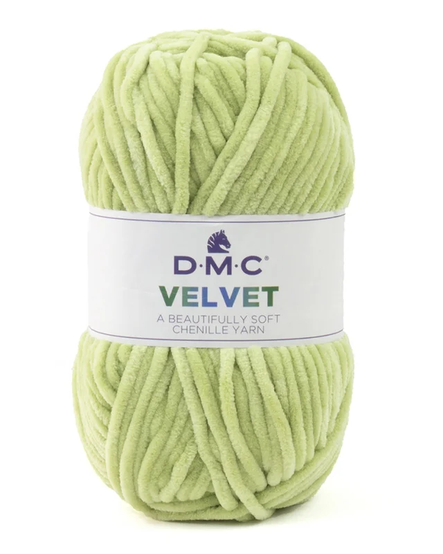 Begränsat erbjudande DMC Velvet Chenille 100g Vårgrön 015