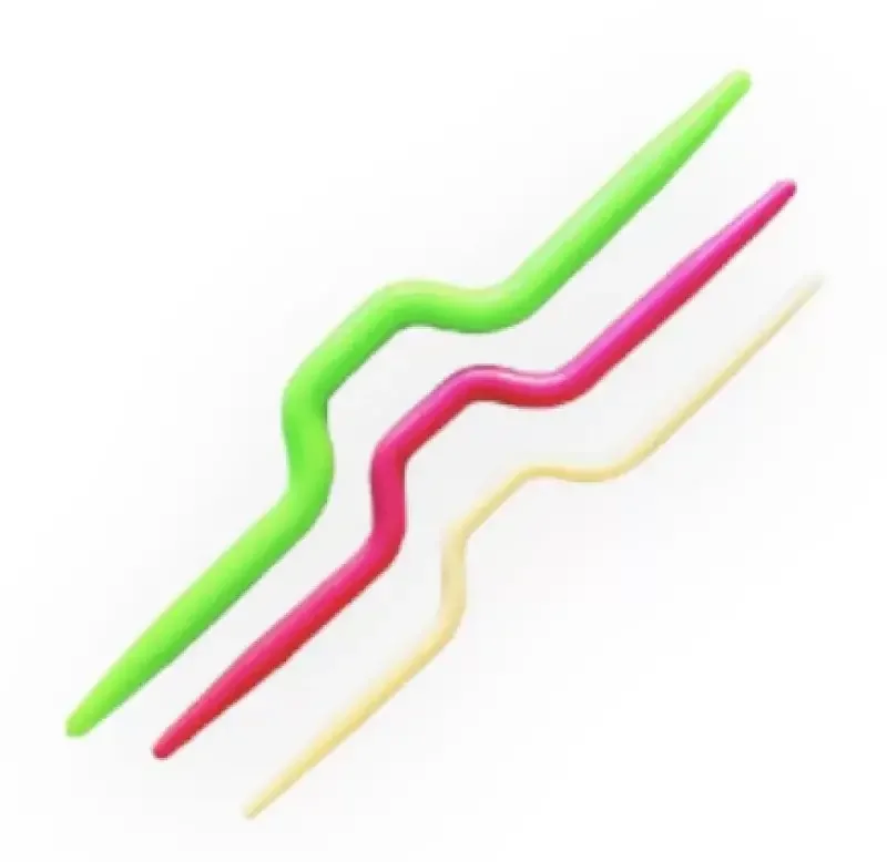 Flätstickor plast 3st Fri frakt