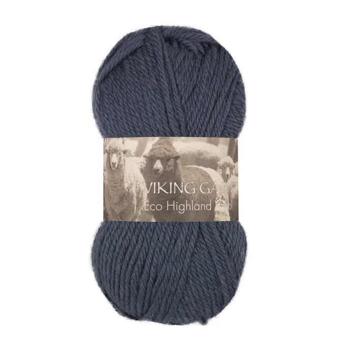 Lågt pris Highland ECO 100% UllMarin blå 226