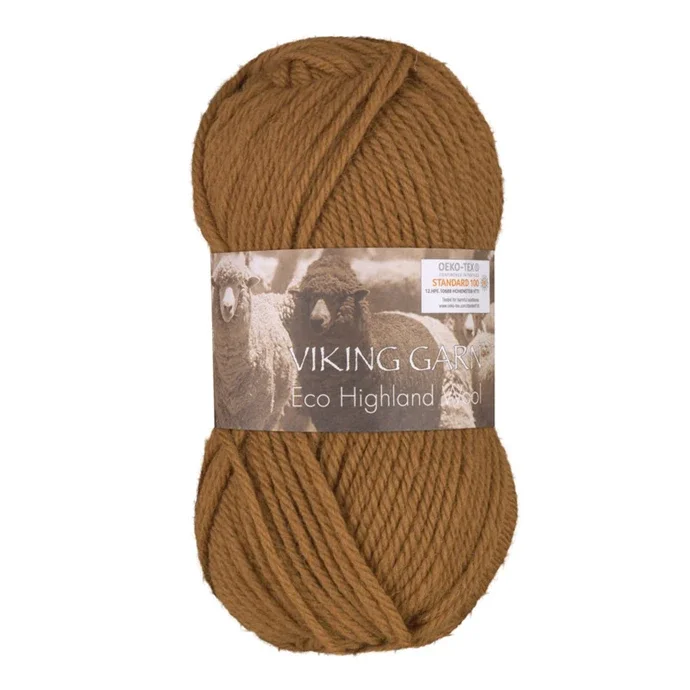 Highland ECO 100% Ull 50gr/110m Brun 253 Köp nu