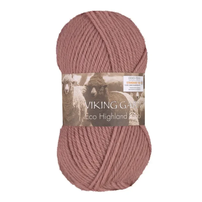 Highland ECO 100% Ull 50gr/110m Gammelrosa 282 Endast idag