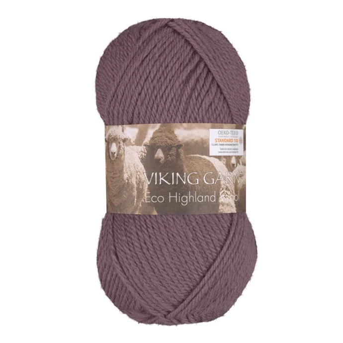 Highland ECO 100% Ull 50gr/110m Lila 268 Erbjudande