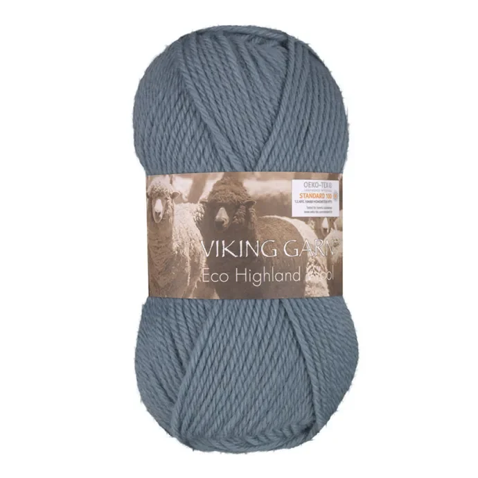 Kundfavorit Highland ECO 100% Ull 50gr/110m Ljus blå 210