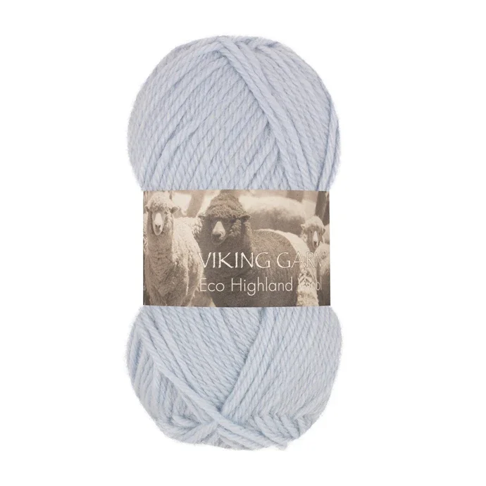 Köp nu Highland ECO 100% Ull 50gr/110m Ljusblå 220