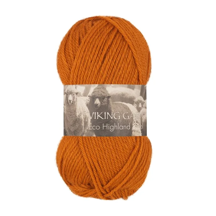 Utförsäljning Highland ECO 100% Ull 50gr/110m Rost 244