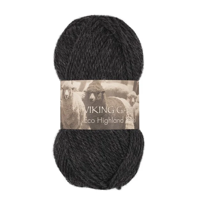 Endast denna vecka Highland ECO 100% Ull Svart 217
