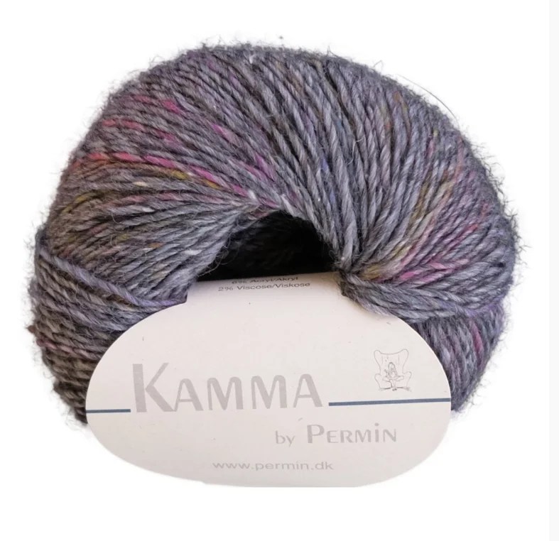 Kamma 50gr Grå Tweed Begränsad tid
