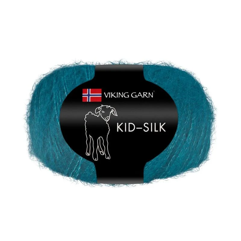 Kid silk 25gr 200m Turkosgrön Extra rabatt
