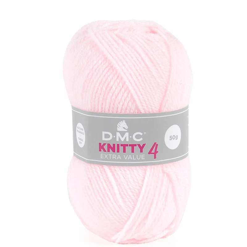 Fynd Knitty 4, 50g Ljus rosa 851