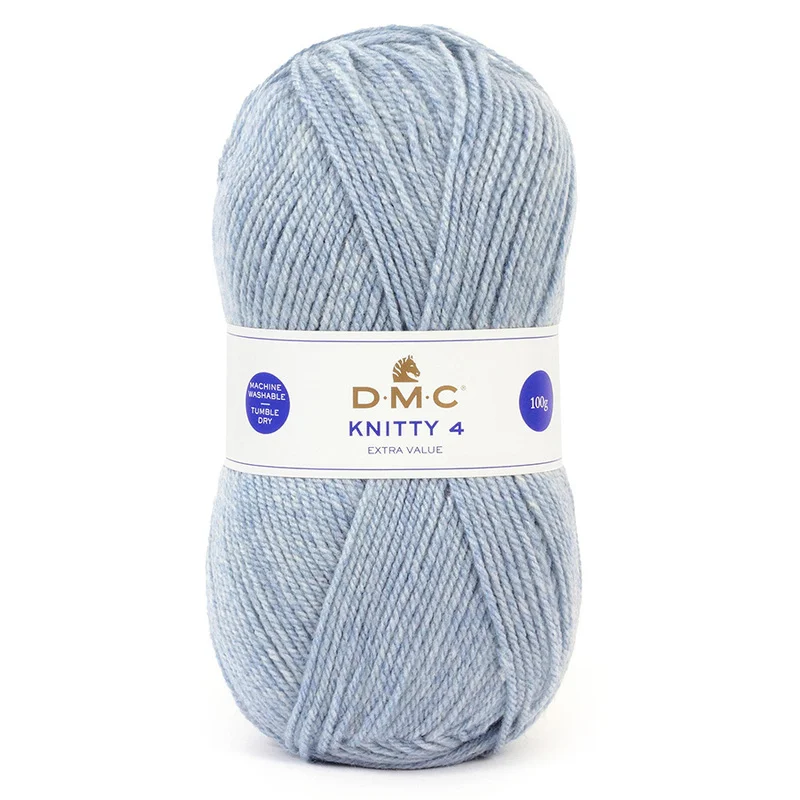 Fynd Knitty 4, 50g Ljusblå melerad 591