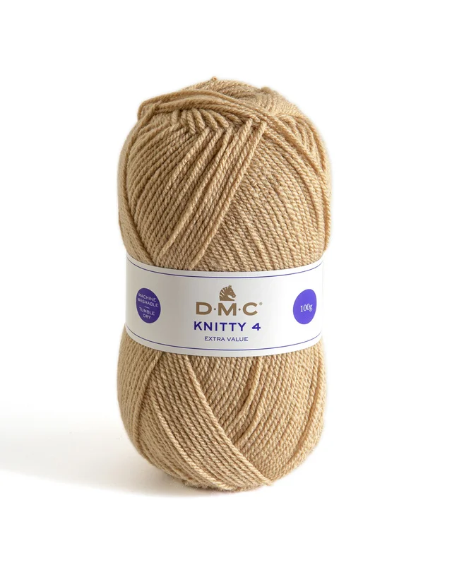 Knitty 4, 50g Mörkbeige 597 Extra rabatt