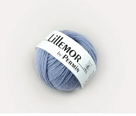 Rabatt Lillemor 25 g merinoull Babyblue 882813