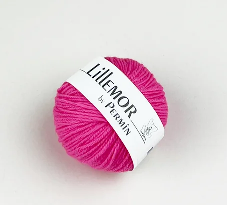 Lillemor 25 g merinoull Cerise 882815 Snabb leverans