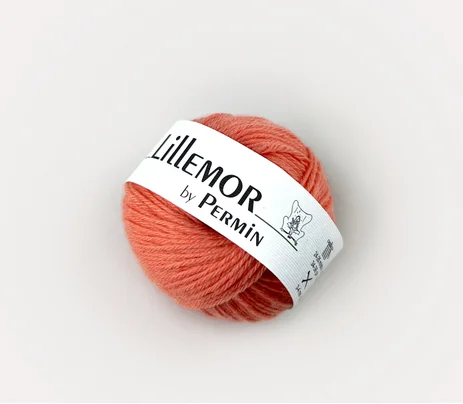 Lillemor 25 g merinoull Korall 882812 Premium