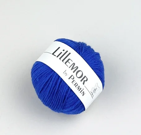 Fri frakt Lillemor 25 g merinoull Kornblå 882817