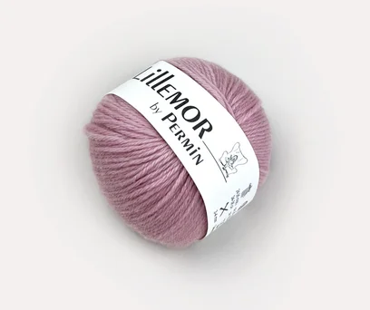 Lillemor 25 g merinoull Rosa 882805 Extra rabatt