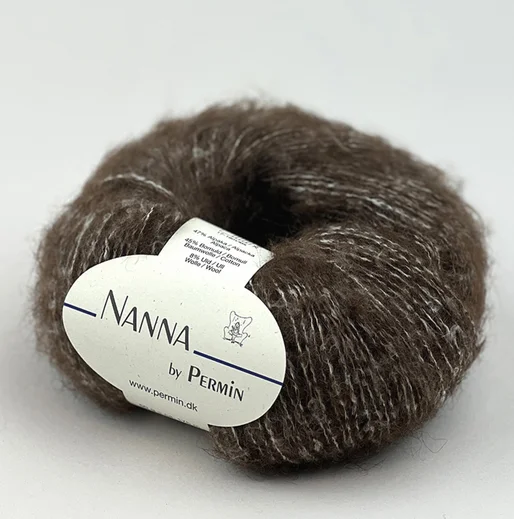 Nanna, Alpackagarn Brun 882303 Nyhet