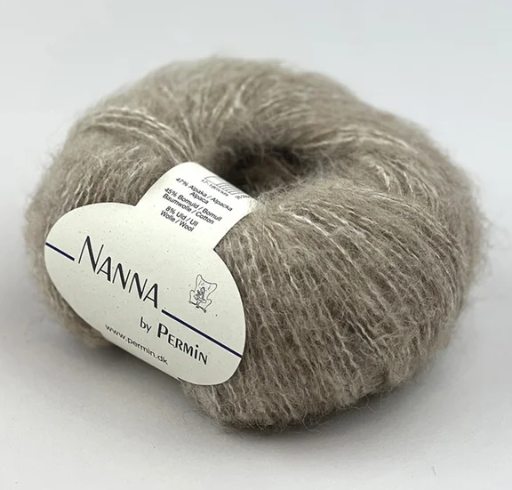 Populär Nanna, Alpackagarn Ljusbeige 882302