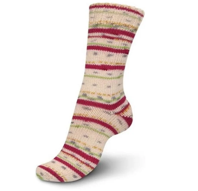 Kampanjpris Sockgarn Regia Soft Spots 4-trådig04095 chopper