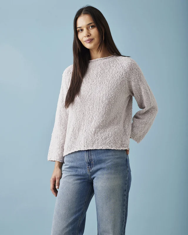 Rea Stickmönster till Ida-garnet 898302 Tröja m rullhals
