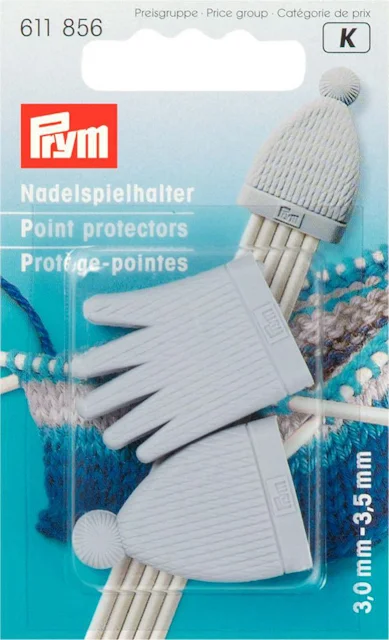 Fynd Stickskydd strumpstickor 3,0-3,5 mm 2 st Grå mössa/Vante